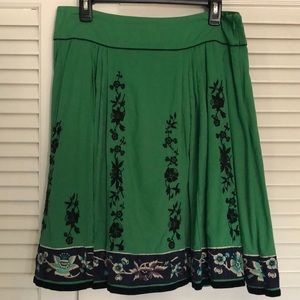 Full embroidered skirt